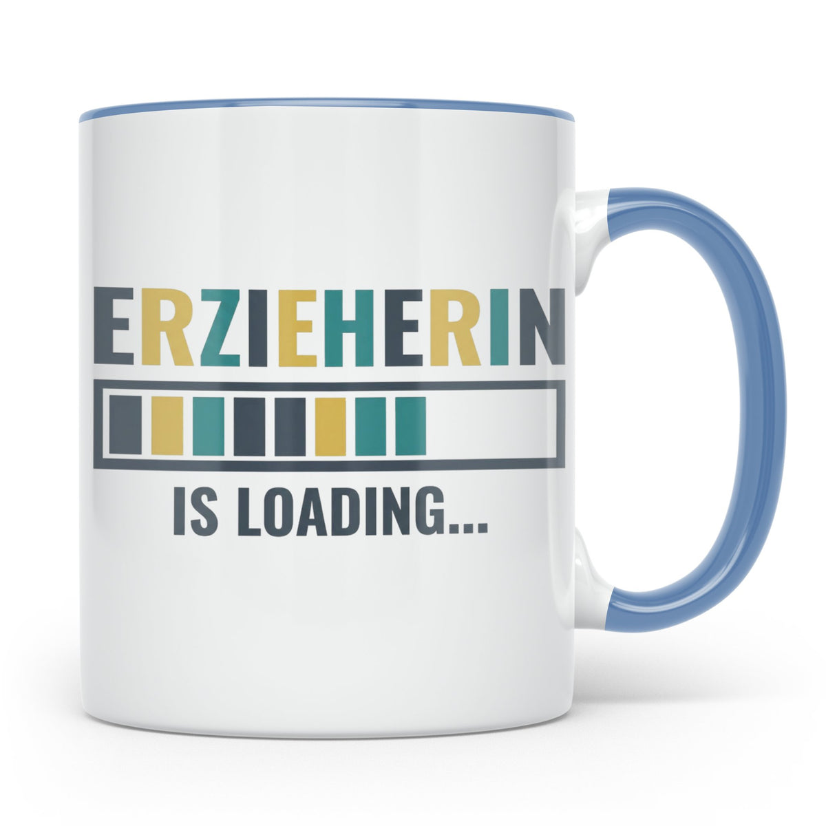 Erzieherin is Loading Tasse, Geschenk für angehende Erzieher – Blau [farbe:blau]