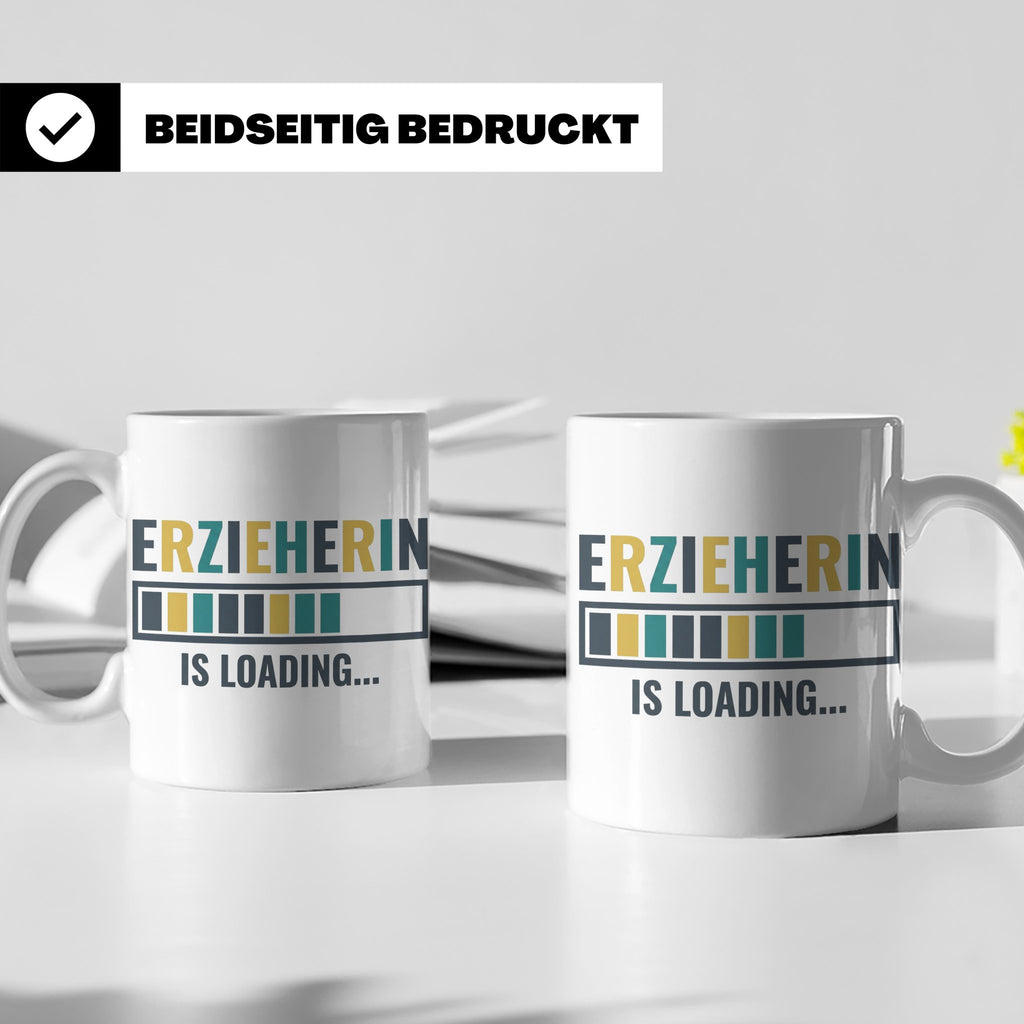 Erzieherin is Loading Tasse, Geschenk für angehende Erzieher – Weiß [farbe:weiß]