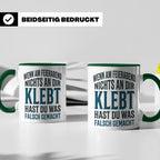 Handwerker Tasse mit lustigem Spruch Wenn nichts klebt, Gesc – Grün [farbe:grün]