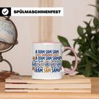 A Ram Sam Sam Tasse mit Kinderlied Spruch Guli Guli als Gesc – Rosa [farbe:rosa]