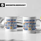 A Ram Sam Sam Tasse mit Kinderlied Spruch Guli Guli als Gesc – Weiß [farbe:weiß]