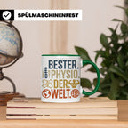 Bester Physio der Welt Tasse Geschenk für Physiotherapeut Da – Grün [farbe:grün]