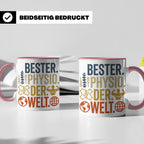 Bester Physio der Welt Tasse Geschenk für Physiotherapeut Da – Rosa [farbe:rosa]