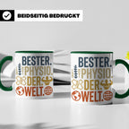 Bester Physio der Welt Tasse Geschenk für Physiotherapeut Da – Grün [farbe:grün]