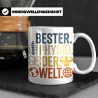 Bester Physio der Welt Tasse Geschenk für Physiotherapeut Da – Weiß [farbe:weiß]