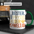 Bester Physio der Welt Tasse Geschenk für Physiotherapeut Da – Grün [farbe:grün]