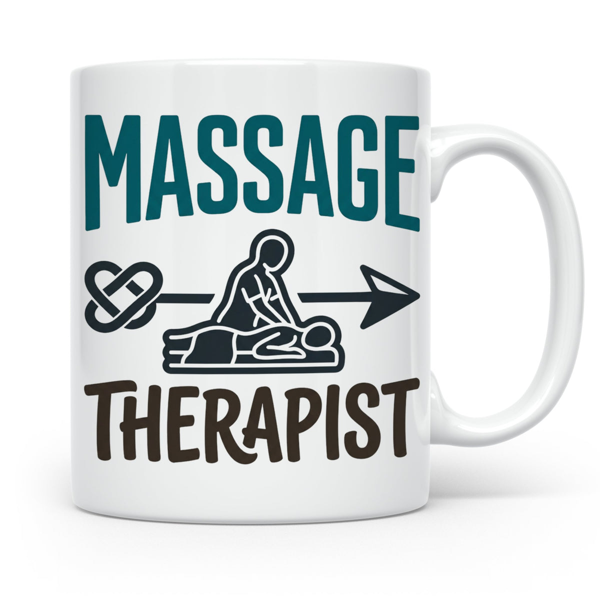 Massage Therapist Tasse Geschenk für Masseur, Physiotherapeu – Weiß [farbe:weiß]