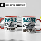 Massage Therapist Tasse Geschenk für Masseur, Physiotherapeu – Rot [farbe:rot]