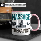 Massage Therapist Tasse Geschenk für Masseur, Physiotherapeu – Rosa [farbe:rosa]