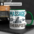 Massage Therapist Tasse Geschenk für Masseur, Physiotherapeu – Grün [farbe:grün]