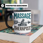 Massage Therapist Tasse Geschenk für Masseur, Physiotherapeu – Schwarz [farbe:schwarz]