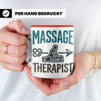 Massage Therapist Tasse Geschenk für Masseur, Physiotherapeu – Rot [farbe:rot]