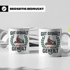 Physiotherapeut Tasse 'Gut gequält ist halb geheilt' | Lusti – Weiß [farbe:weiß]