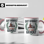 Physiotherapeut Tasse 'Gut gequält ist halb geheilt' | Lusti – Rosa [farbe:rosa]