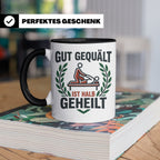 Physiotherapeut Tasse 'Gut gequält ist halb geheilt' | Lusti – Schwarz [farbe:schwarz]