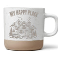 Berghütte Tasse My Happy Place - Lustiges Geschenk für Wanderer & Berg – Bild 1