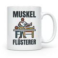 Muskel Flüsterer Tasse für Physiotherapeut & Masseur, Lustig – Weiß [farbe:weiß]
