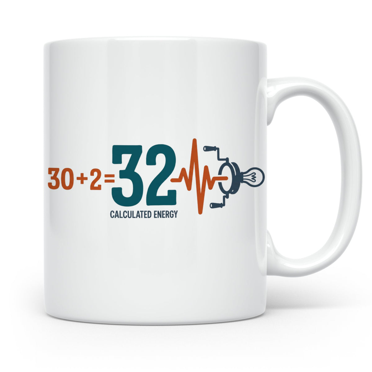 Gate 32 Human Design Tasse Calculated Energy Kaffeebecher, B – Weiß [farbe:weiß]