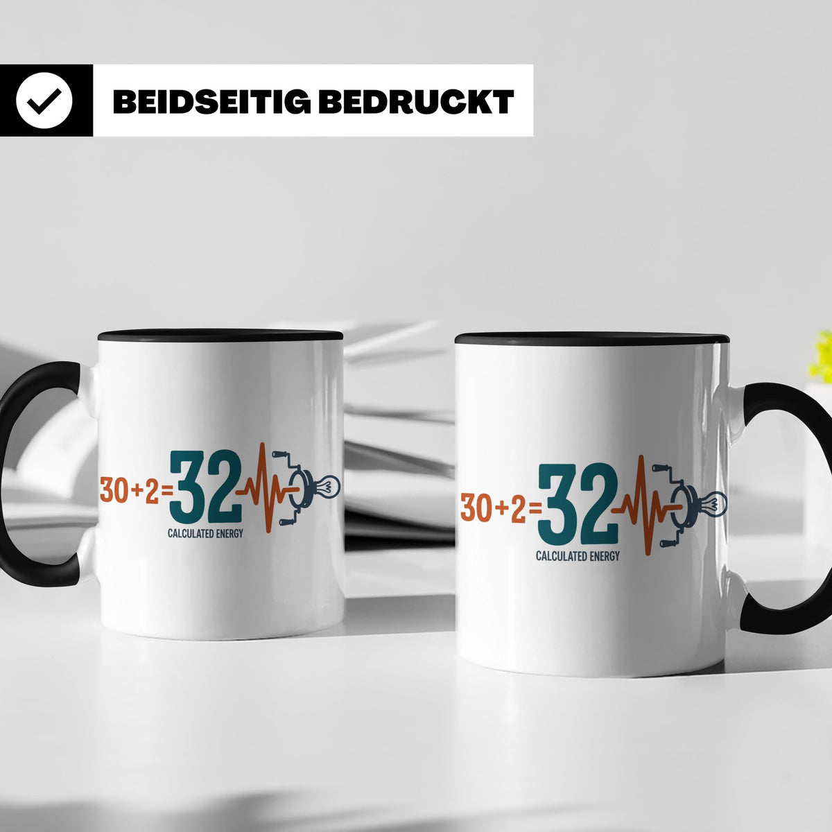Gate 32 Human Design Tasse Calculated Energy Kaffeebecher, B – Schwarz [farbe:schwarz]