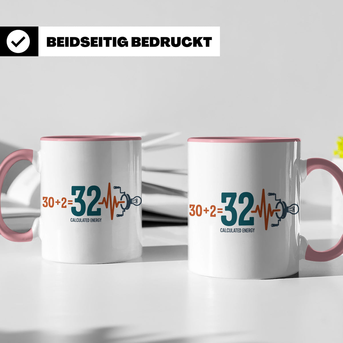 Gate 32 Human Design Tasse Calculated Energy Kaffeebecher, B – Rosa [farbe:rosa]