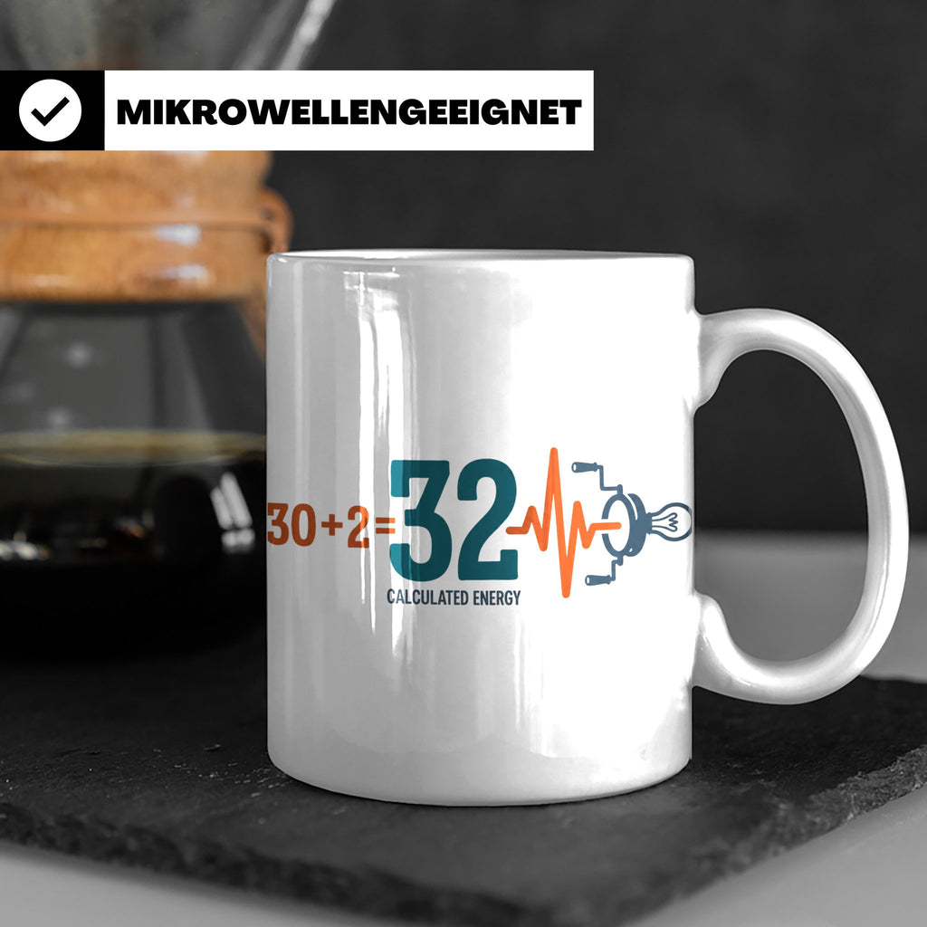 Gate 32 Human Design Tasse Calculated Energy Kaffeebecher, B – Weiß [farbe:weiß]