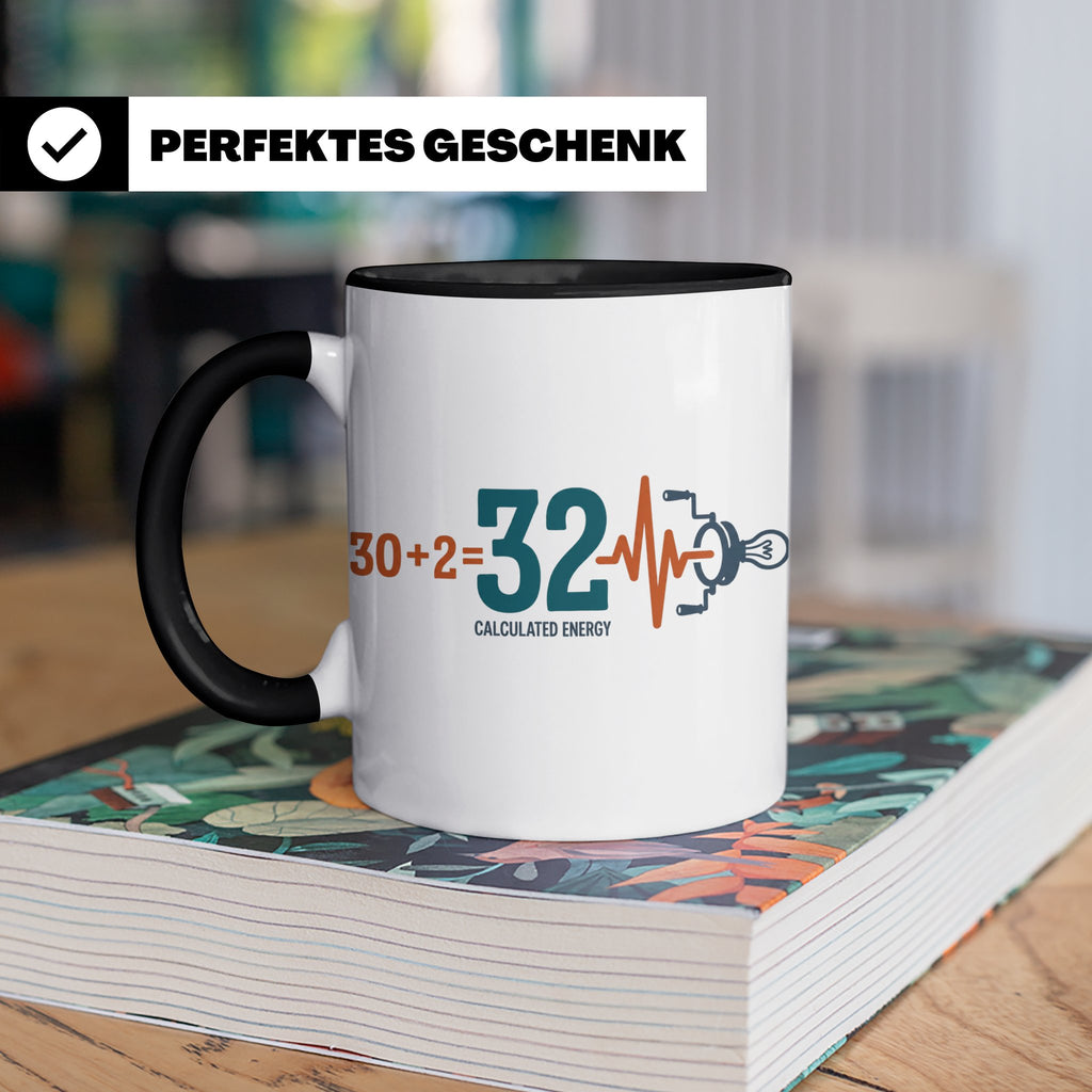 Gate 32 Human Design Tasse Calculated Energy Kaffeebecher, B – Schwarz [farbe:schwarz]