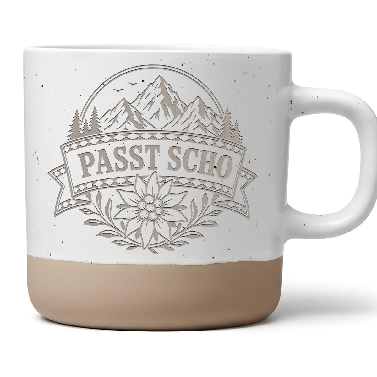 Passt scho Tasse Bayrisch - Gelassenes Geschenk für Bayern Fans & Gemü – Bild 1