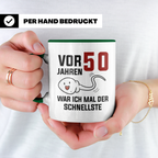 50 Geburtstag Tasse - Lustige Sperma Samen Geschenkidee zum Fünfzigsten - Geburtstagsgeschenk Mann Frau - Witzige Geschenkidee