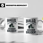 Großer Bruder Tasse mit Bären, Geschenk für werdenden Bruder – Weiß [farbe:weiß]