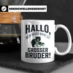 Großer Bruder Tasse mit Bären, Geschenk für werdenden Bruder – Weiß [farbe:weiß]