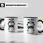 Busfahrer Tasse mit Spruch Der Bus ruft an | Lustiges Gesche – Schwarz [farbe:schwarz]