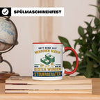 Steuerberater Tasse mit Spruch Gott schuf die Besten, Kaffee – Rot [farbe:rot]