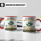 Steuerberater Tasse mit Spruch Gott schuf die Besten, Kaffee – Rot [farbe:rot]