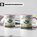 Steuerberater Tasse mit Spruch Gott schuf die Besten, Kaffee – Rosa [farbe:rosa]