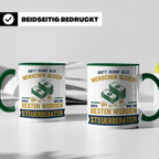 Steuerberater Tasse mit Spruch Gott schuf die Besten, Kaffee – Grün [farbe:grün]