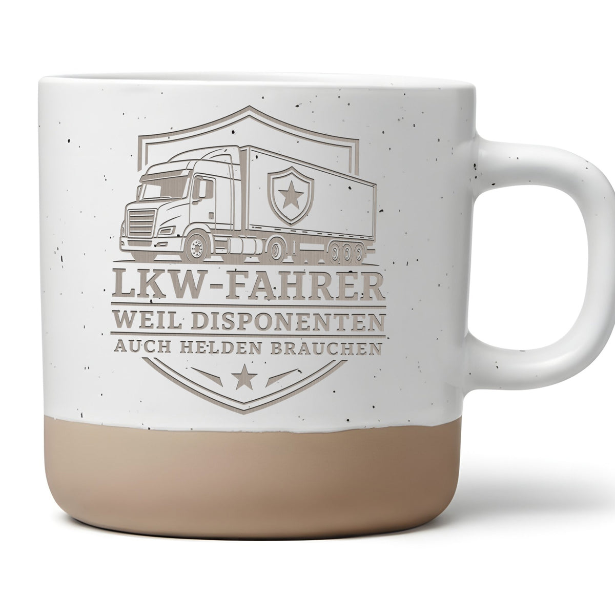 LKW Fahrer Tasse weil Disponenten auch Helden brauchen - Lustiges Gesc – Bild 1