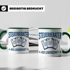 Steuerberater Tasse mit Spruch Aus Leidenschaft | Geschenk f – Grün [farbe:grün]