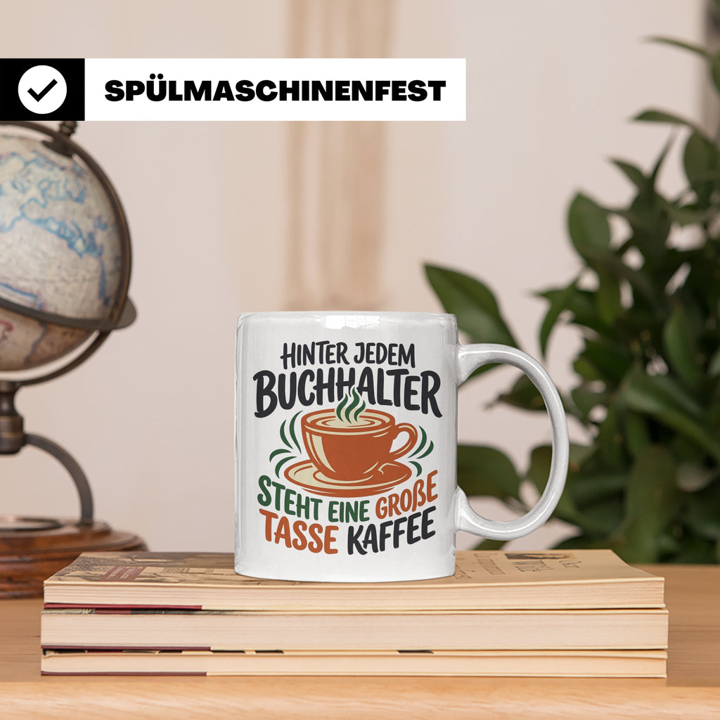 Buchhalter Tasse mit Spruch Große Tasse Kaffee Geschenk für  – Weiß [farbe:weiß]
