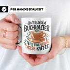Buchhalter Tasse mit Spruch Große Tasse Kaffee Geschenk für  – Weiß [farbe:weiß]