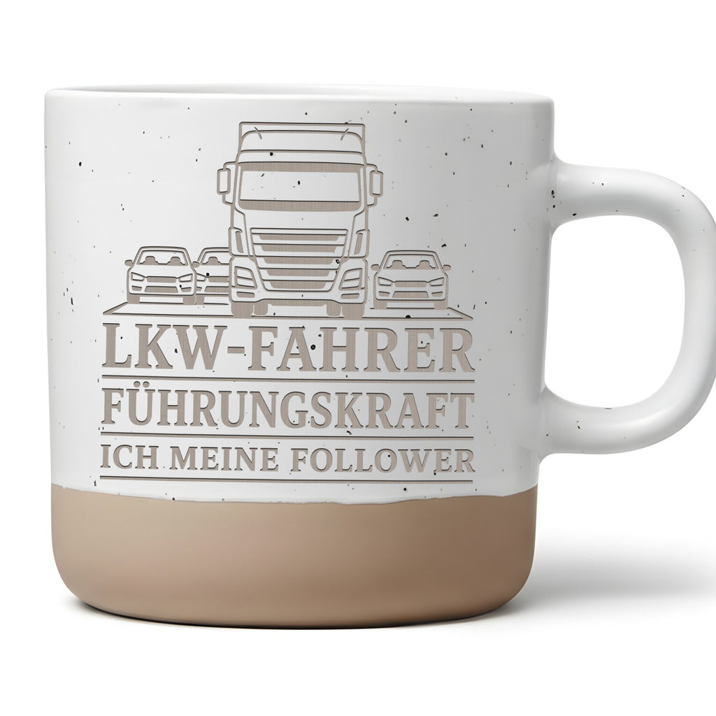 LKW Fahrer Tasse Führungskraft ich meine Follower - Lustiges Geschenk  – Bild 1