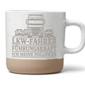 LKW Fahrer Tasse Führungskraft ich meine Follower - Lustiges Geschenk  – Bild 1
