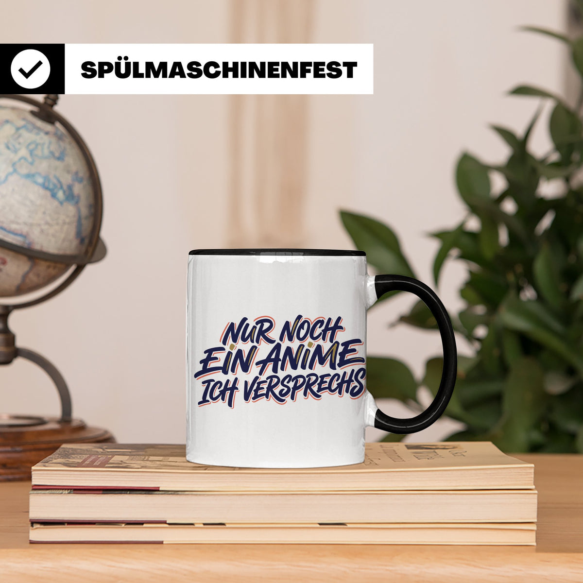 Anime Tasse Nur noch ein Anime Spruch, Geschenk für Otaku &  – Schwarz [farbe:schwarz]