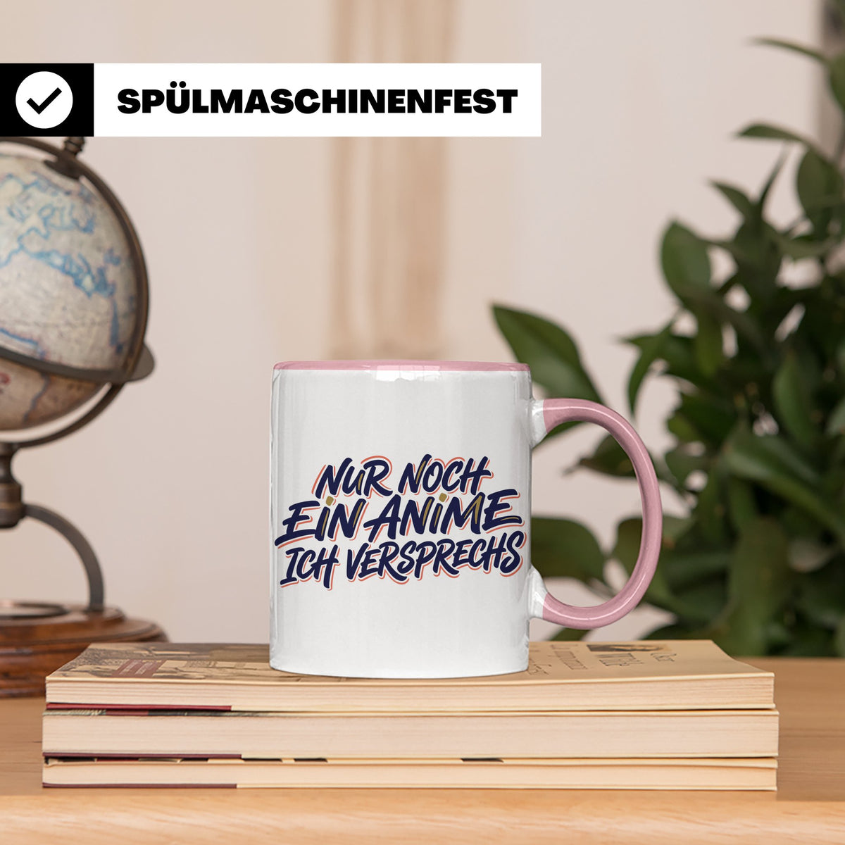 Anime Tasse Nur noch ein Anime Spruch, Geschenk für Otaku &  – Rosa [farbe:rosa]