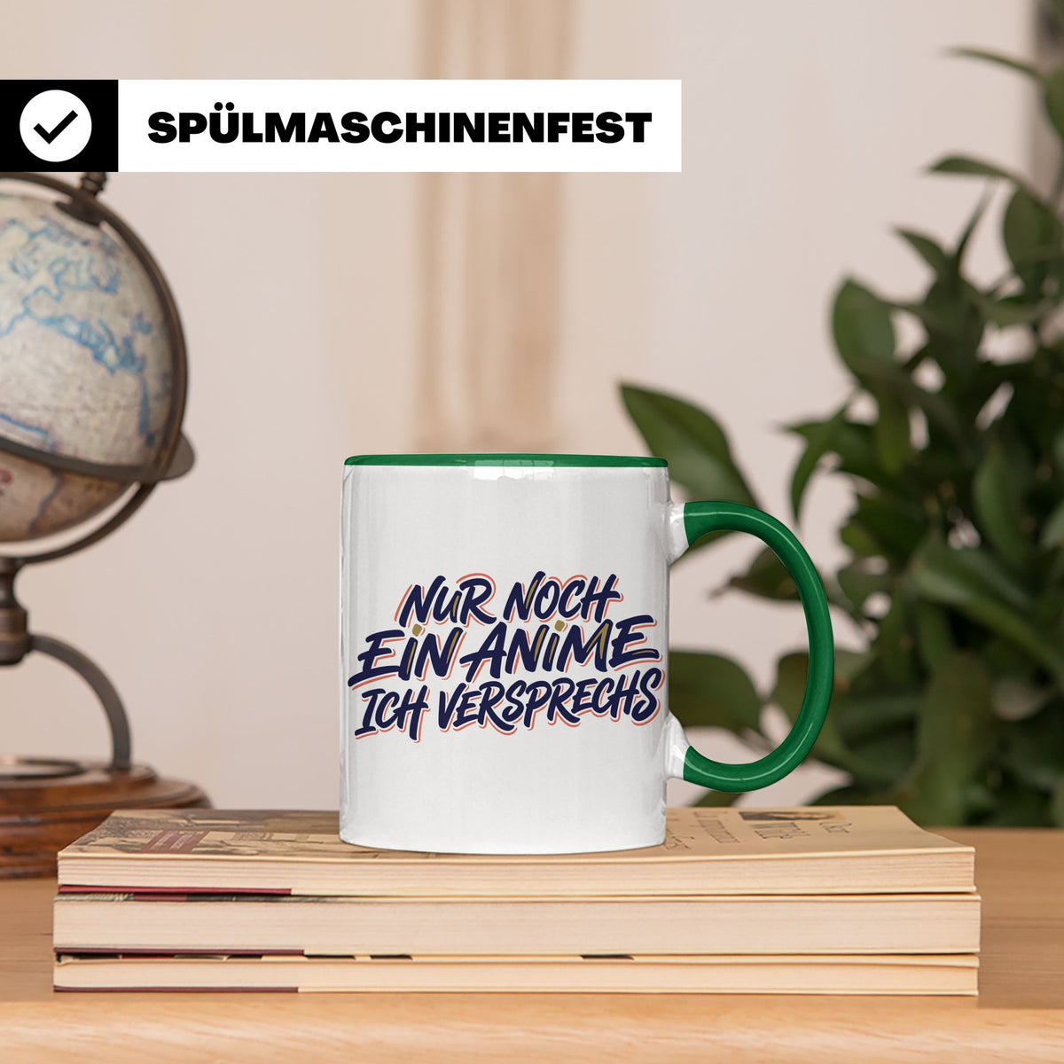 Anime Tasse Nur noch ein Anime Spruch, Geschenk für Otaku &  – Grün [farbe:grün]
