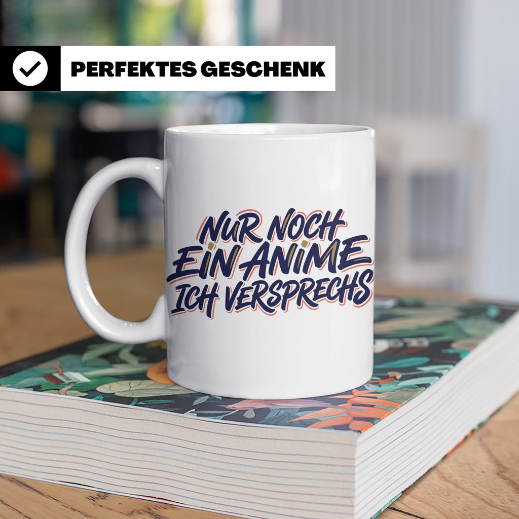 Anime Tasse Nur noch ein Anime Spruch, Geschenk für Otaku &  – Weiß [farbe:weiß]