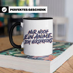 Anime Tasse Nur noch ein Anime Spruch, Geschenk für Otaku &  – Schwarz [farbe:schwarz]