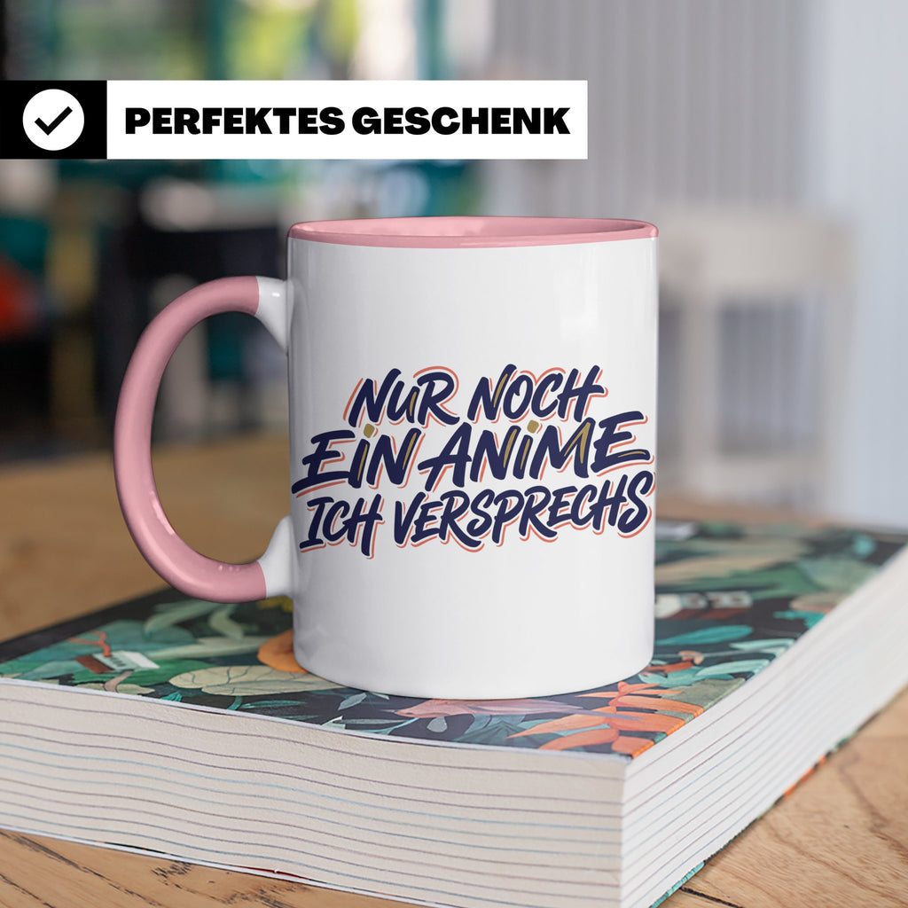 Anime Tasse Nur noch ein Anime Spruch, Geschenk für Otaku &  – Rosa [farbe:rosa]