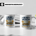 Bilanzbuchhalter Tasse mit Spruch Superheld Geschenk für Buc – Weiß [farbe:weiß]