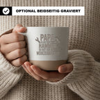 Lustige Papa Tasse Geschenk für Heimwerker Du bist der ganze Werkzeugkasten Kaffeetasse Handwerker Vater Geburtstag Vatertag Hammer Spruch