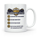 Fahrdienstleiter Tasse mit Spruch Chef vom Bahnhof | Geschen – Weiß [farbe:weiß]